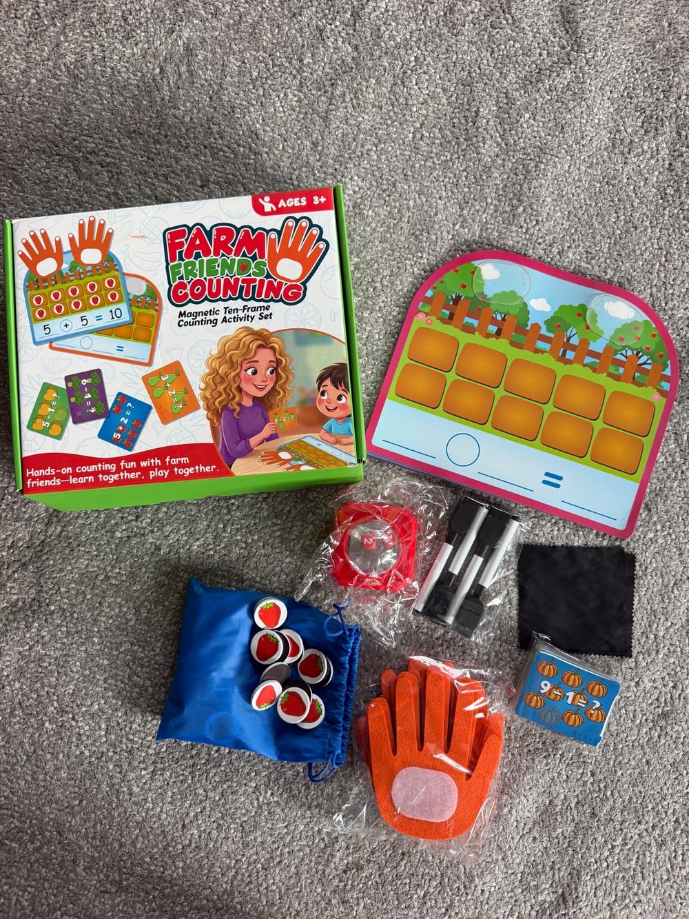 Farm Friends Counting Educational Learning Set